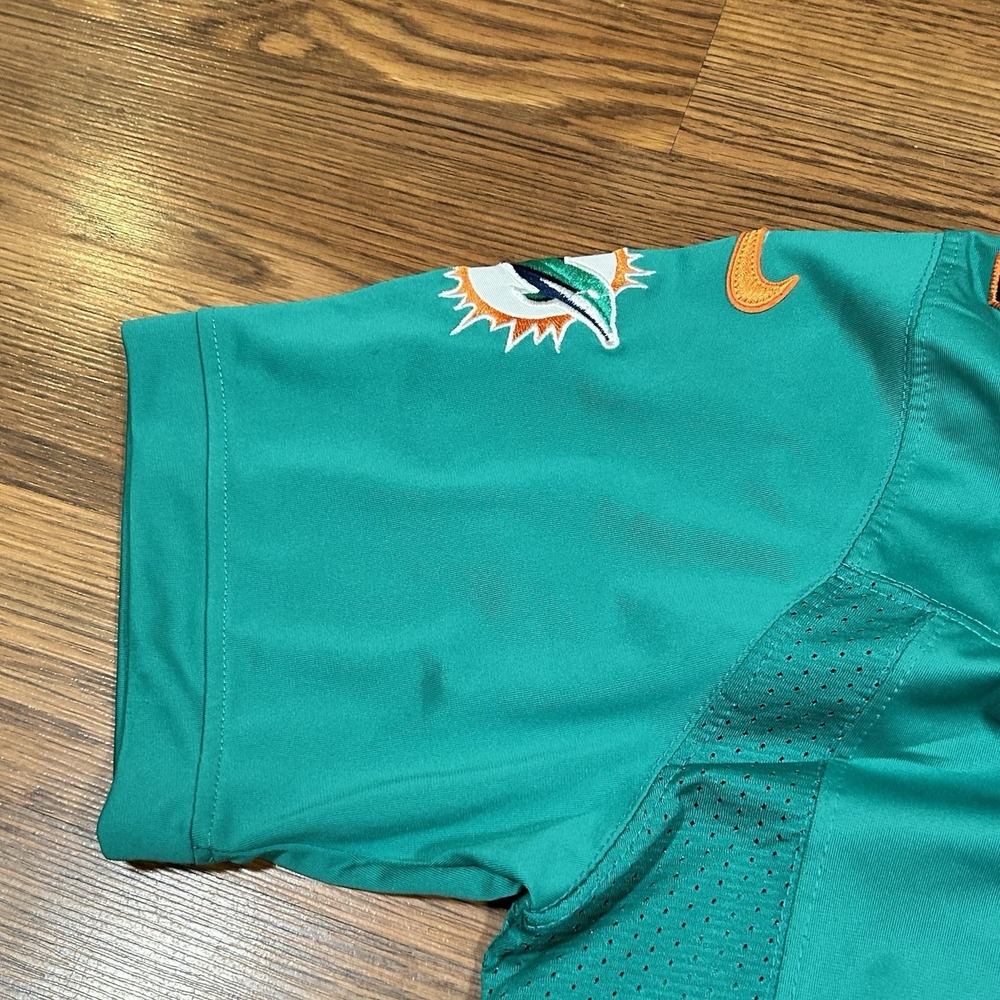 Nike NFL Miami Dolphins Ryan Tannehill Jersey On Field Size 48 Teal - Picture 6 of 13